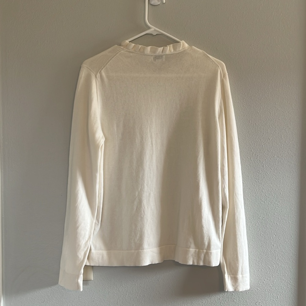 J. Crew Factory Ruffleneck Sweater - Picture 9 of 9